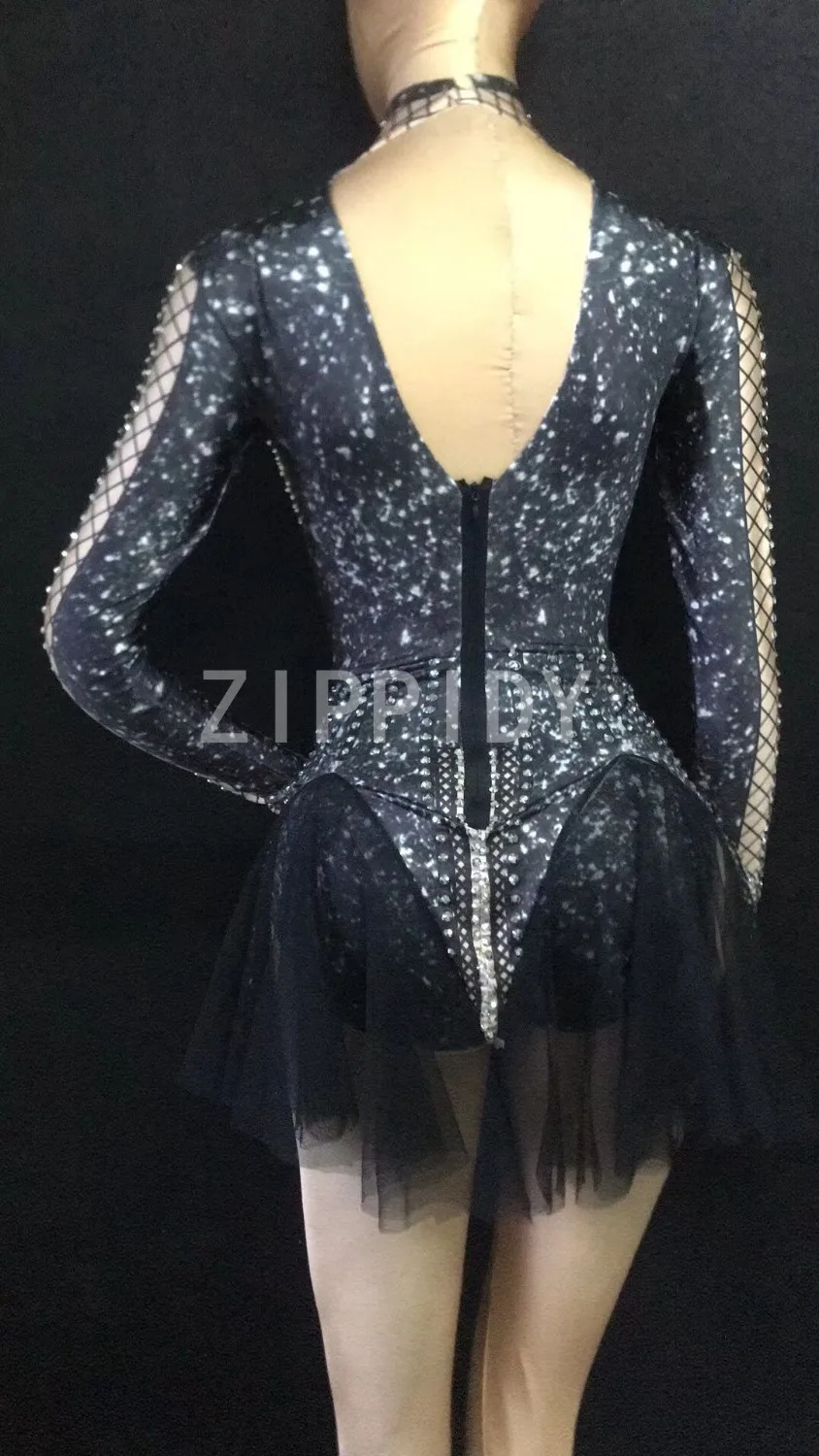 Women's Silver Rhinestones Outfit Bodysuit Summer Glisten Bodysuit Costume Birthday Celebrate Singer Dance Evening Bodysuit