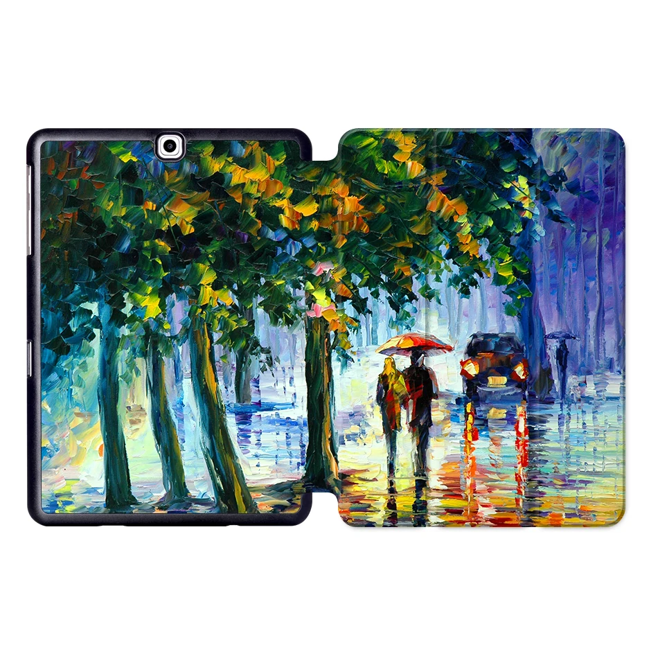SS18 MTT граффити из искусственной кожи чехол для samsung Galaxy Tab A 9,7 дюймов SM-T550 SM-T555 SM-P550 SM-P555 Flip Fold смарт-чехол для планшета чехол - Цвет: SS18