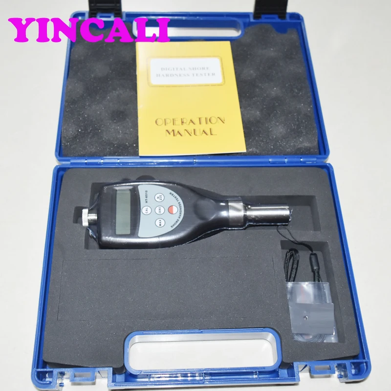 

HT-6510C Digital SHORE C Hardness Tester Meter Durometer HT6510C mainly measure Plastics and Middle Hard Rubber Materials ETC.