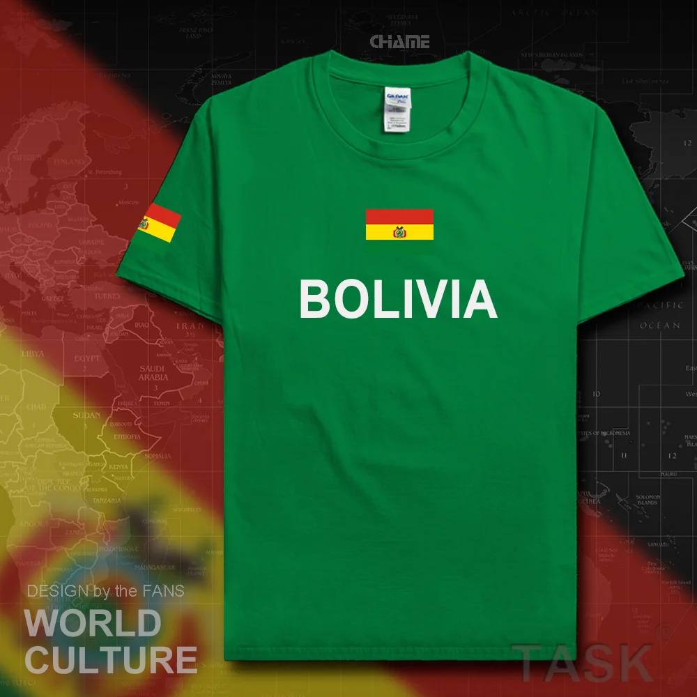 Bolivia Bolivian мужские футболки мода 2017 трикотажные изделия национальная команда