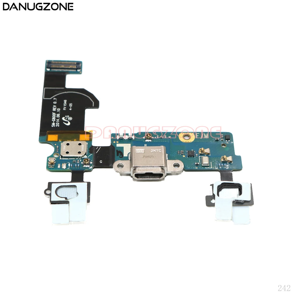 Разъем USB для зарядки док станция гибкий кабель с микрофоном Samsung Galaxy S5 mini G800F SM