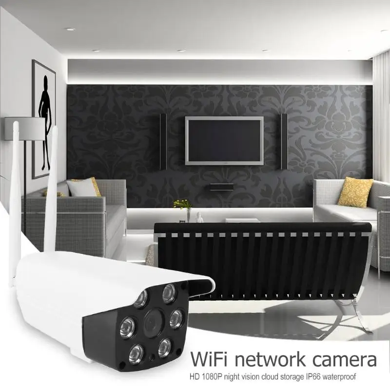A7 Full HD 1080P 2 мегапиксельная Водонепроницаемая WiFi ip камера с облачным хранилищем