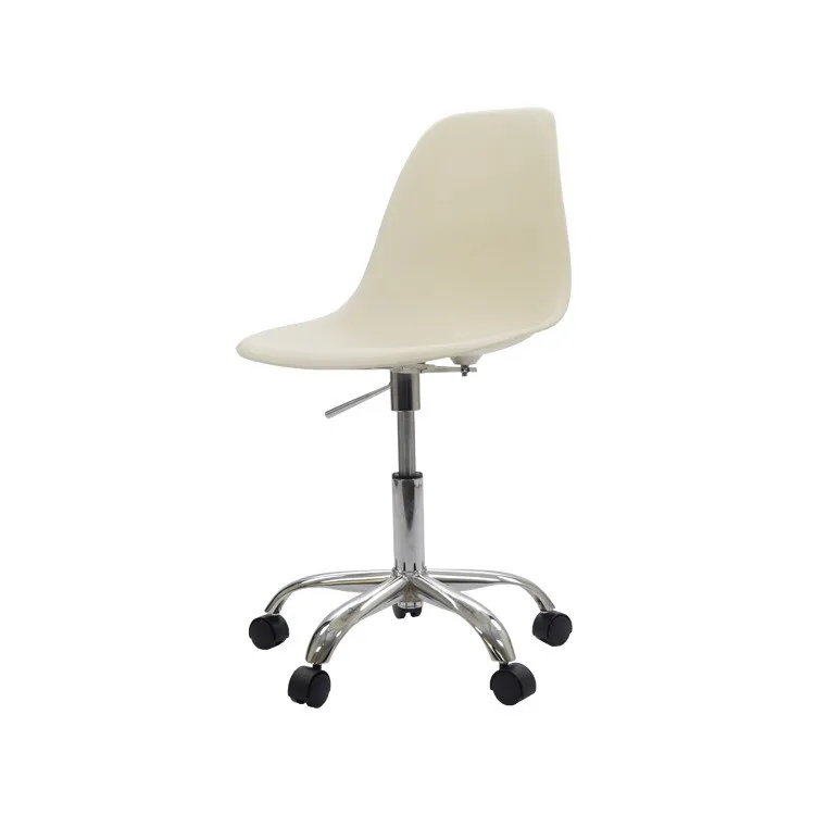 Современный дизайн пластиковых и сталь поворотные стул офисный компьютер с 5