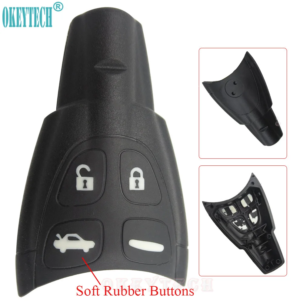 Чехол для ключа с дистанционным управлением OkeyTech чехол SAAB 9 3 5 93 95 2009 WF 4 кнопки