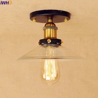 vintage led ceiling lights fixtures for home glass living room industrial edison ceiling lighting lampara techo plafonnier