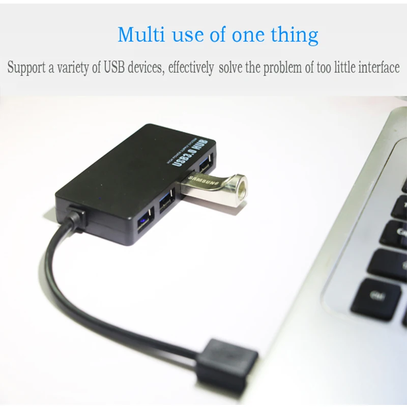4 порта usb 3 0 концентратор 5 Гбит/с высокоскоростной USB разветвитель адаптер Мульти