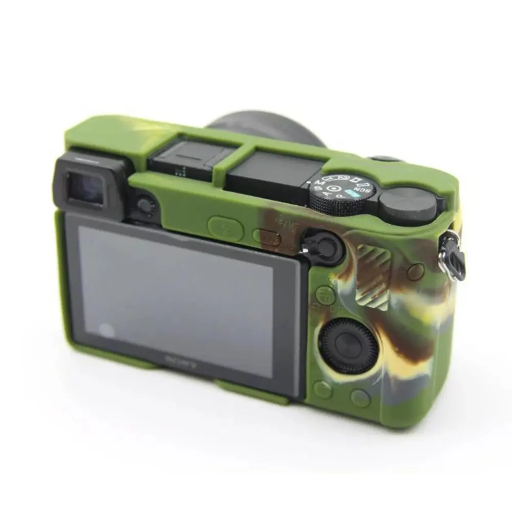 Силиконовая кожа брони Камера чехол Корпус чехол протектор для sony A6000 A6300 A6400 цифровой Камера ILCE-6000 ILCE-6300 ILCE-6400
