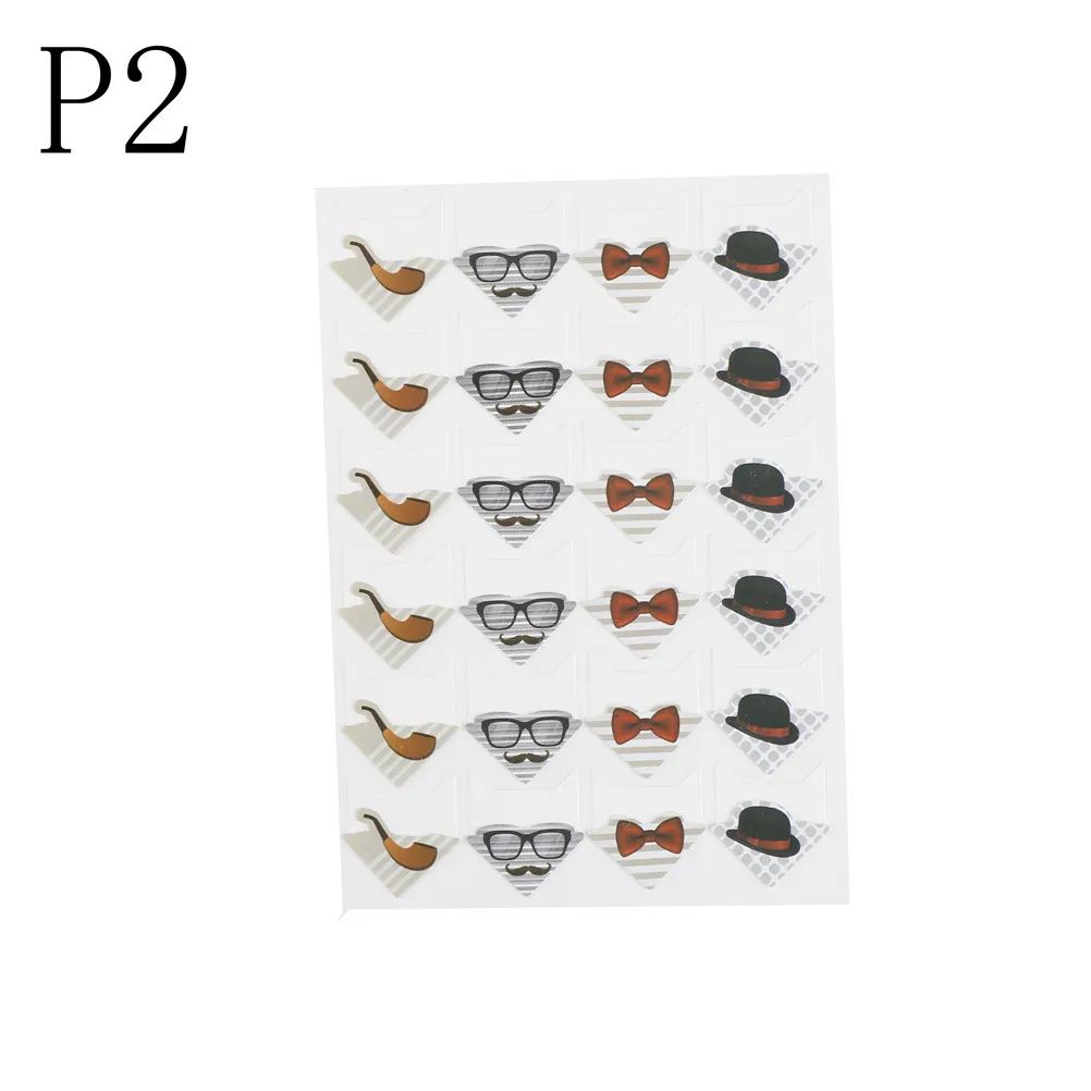 1 лист бумаги мультфильм Животные угловые наклейки для фото альбомы скрапбукинга