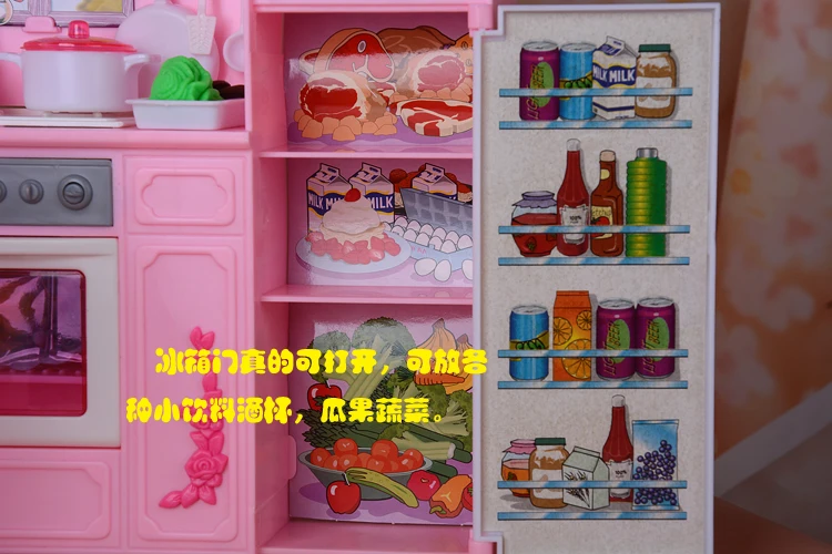 Миниатюрная мебель Dreamy Rose кухня для куклы Барби дом Классические игрушки для девочек
