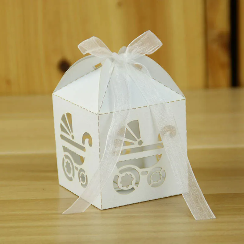 Коробка конфет для детского душа детская коляска полый ящик Подарочная коробка