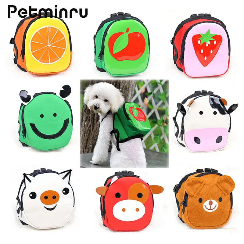 Рюкзак для маленьких собак Petminru мультипликационный рюкзак кошек и школьная
