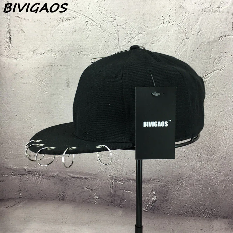 Новинка модная брошь в стиле Харадзюку С железным кольцом хип хоп кепка с