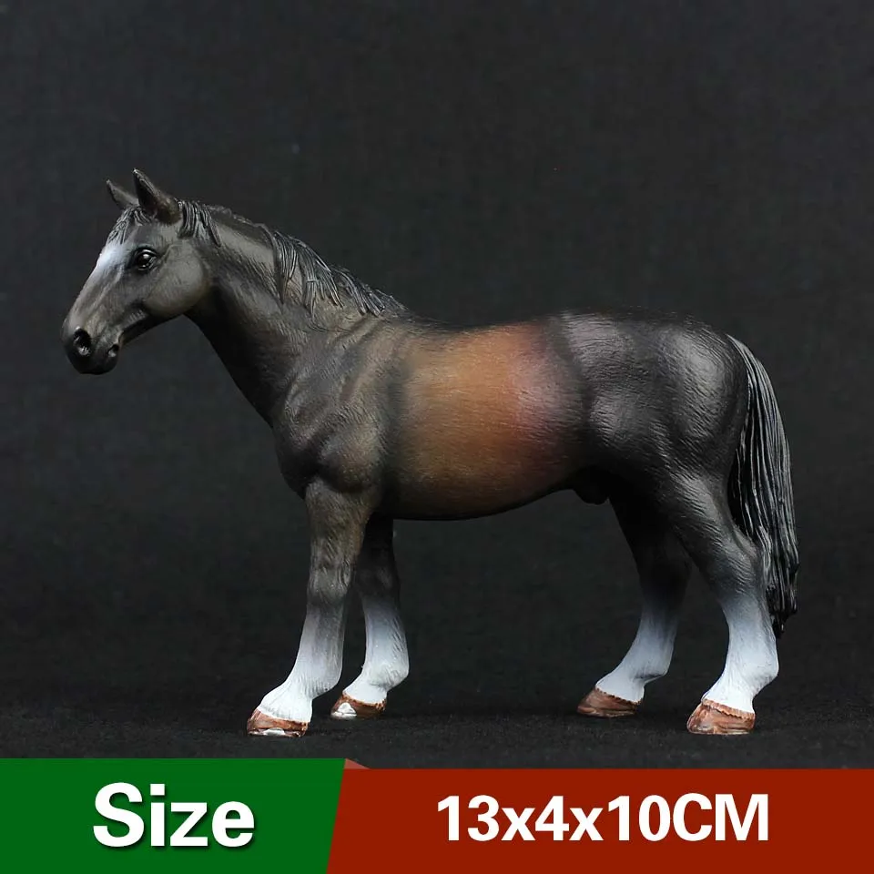Hanoverian Horse Диких животных модель ранчо лошадь игрушка набор в фигурки детей Образование Подарки орнамент - Цвет: Hanoverian Horse