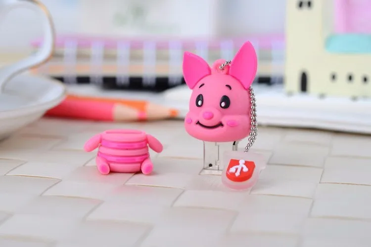 JASTER милый Медвежонок Винни флеш-накопитель Tigger Donkey usb флеш-накопитель животные флешки 4 ГБ 8 ГБ 16 ГБ 32 ГБ 64 Гб мультяшная карта памяти