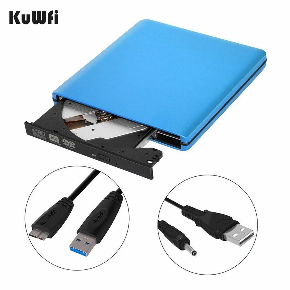 

External DVD CD Burner Drive USB 3.0 DVD-RW CD-RW Writer Rewriter Optical Disc CD DVD ROM Player For MAX IOS Windows XP/7/8/10