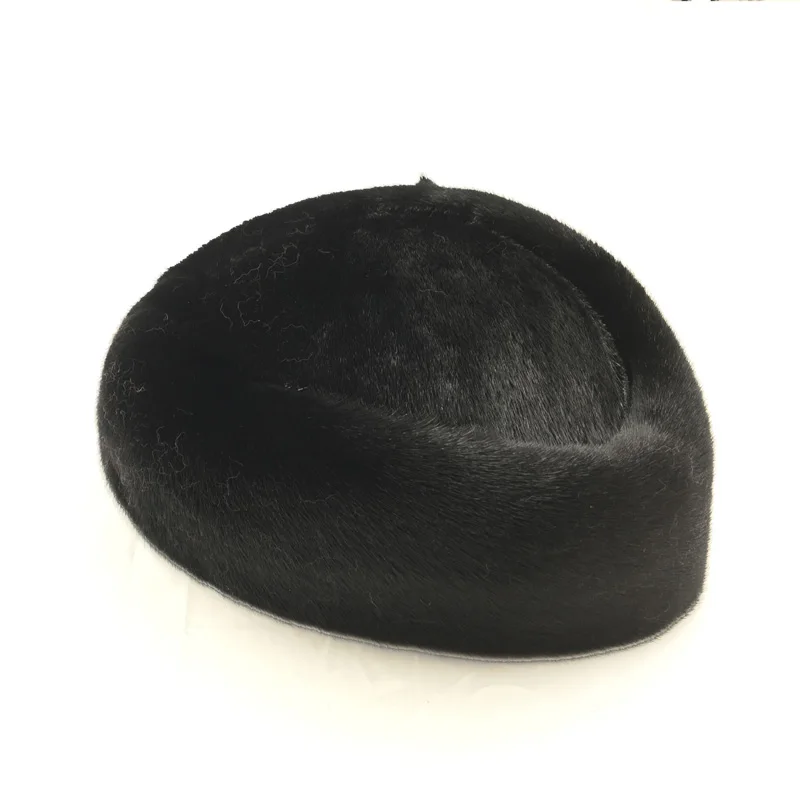 2021 Последняя мода уплотнения меховая шапка 100% реальные развивающий коврик для