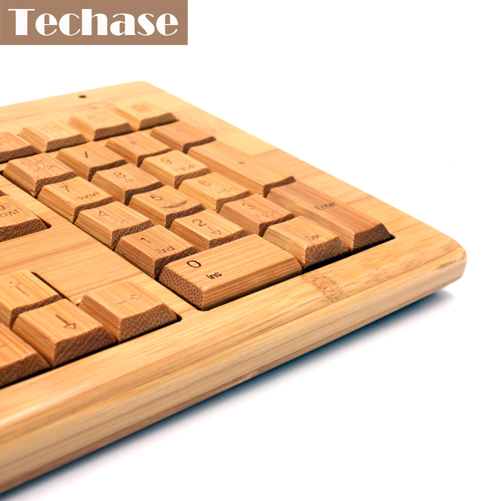 Беспроводная клавиатура и мышь Techase комбинированный костюм Teclado E Mouse Sem Fio Bamboo Klavye