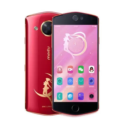 Sailor Moon 128GB Meitu M8s 4G LTE мобильный телефон 5," 4 Гб 64 Гб MT6797X Deca Core 2,5 ГГц Android 7,1 двойная фронтальная камера 3100 мАч телефон - Цвет: Sailor Moon 128GB