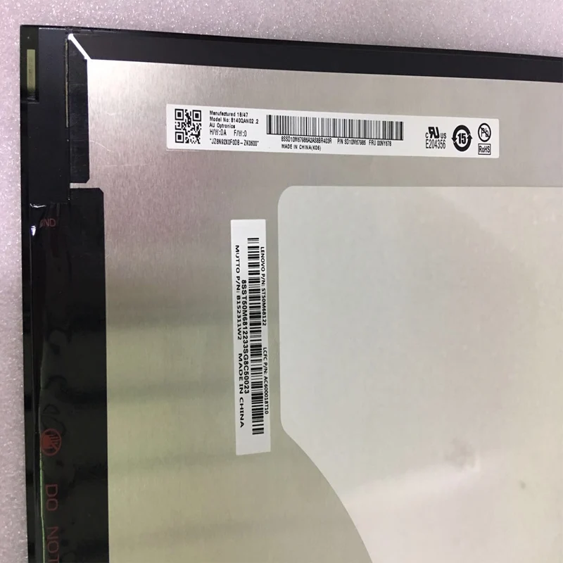 MEIHOU для Lenovo Thinkpad X1 Yoga 2019 B140QAN02.2 P/N SD10M67986 ST50M68122 00NY678 14 0 дюймов QHD IPS ЖК сенсорный экран