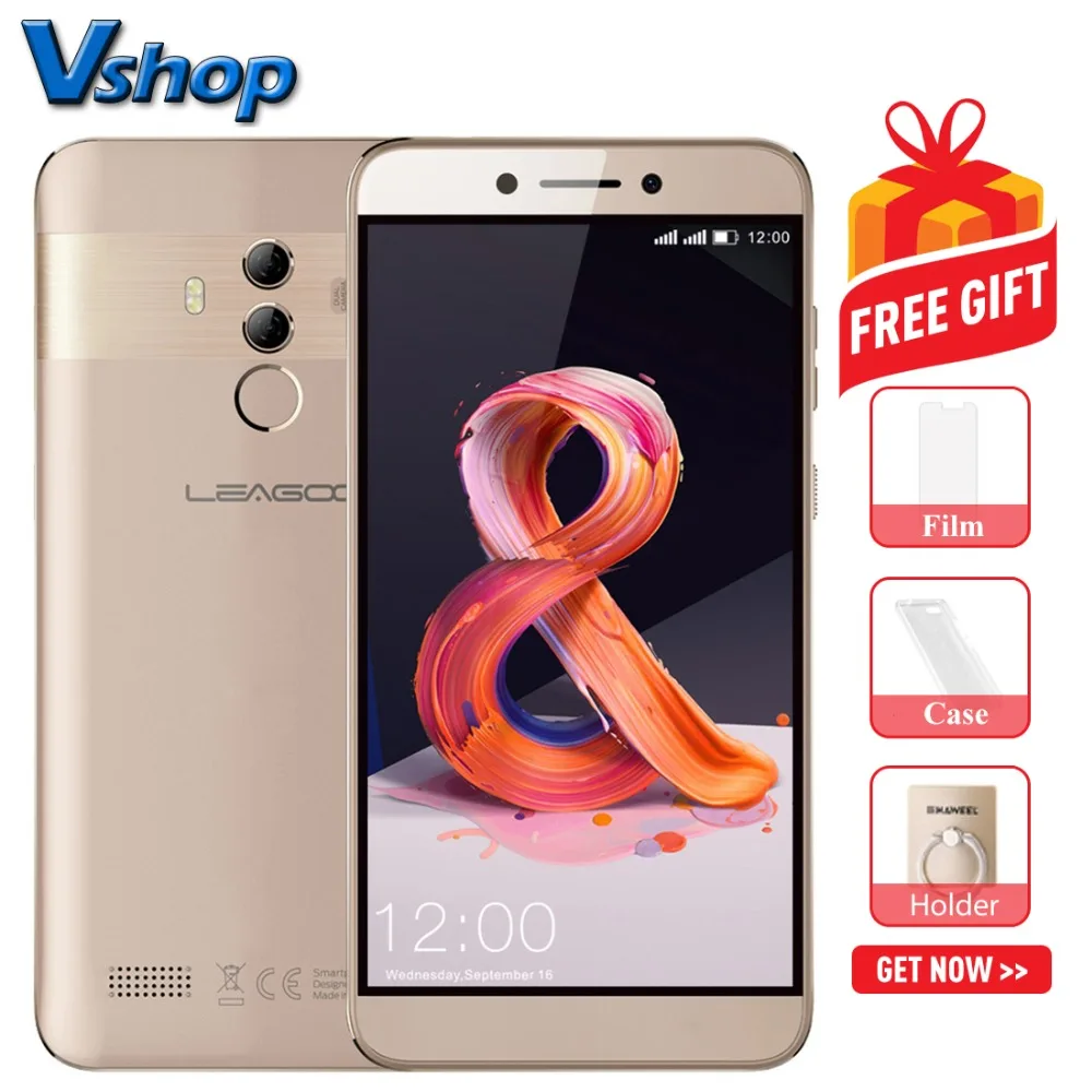 LEAGOO T8s смартфон с 5 5-дюймовым дисплеем восьмиядерным процессором ОЗУ 4 Гб ПЗУ 32 ГБ