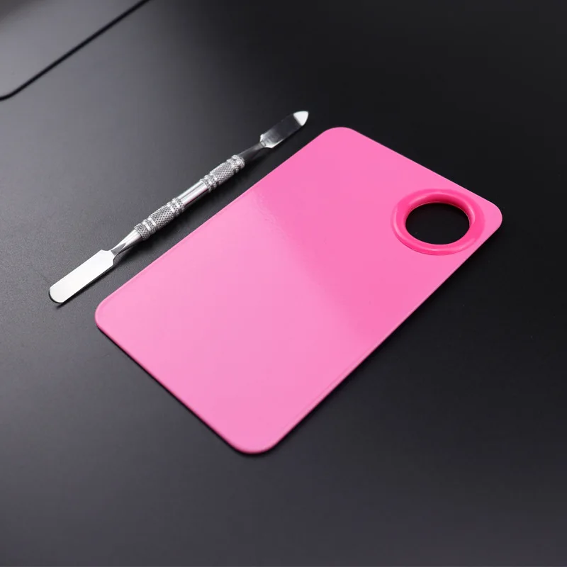 Полулунная квадратная Палетка бабочка в форме сердца для смешивания красок