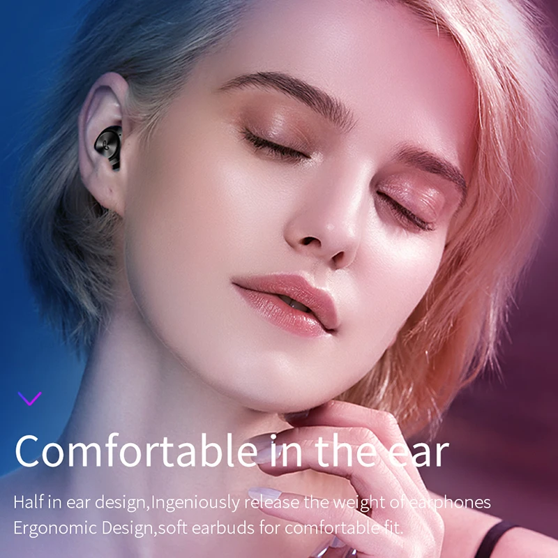 Мини беспроводные наушники с зарядной коробкой для Huawei P Smart 2019 P30 Lite P20 Pro P10 Plus P8 P9