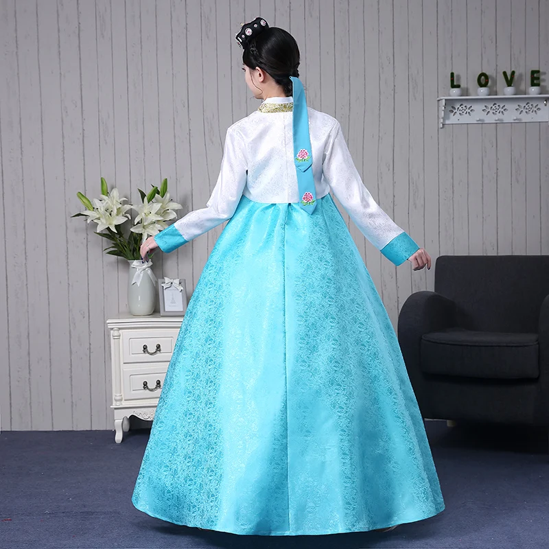 7 видов цветов корейская традиционная одежда хлопок корейский ханбок костюмы