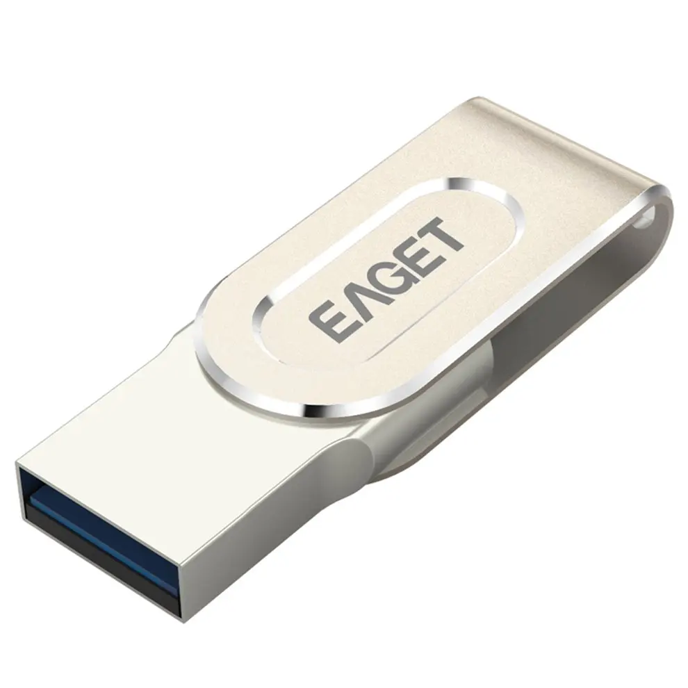 EAGET V88 USB 3,0 Micro USB OTG Флешка 16 ГБ 32 г 64 г карта памяти кольцо для ключей отверстие флэш-накопитель для телефона Android ноутбук ПК