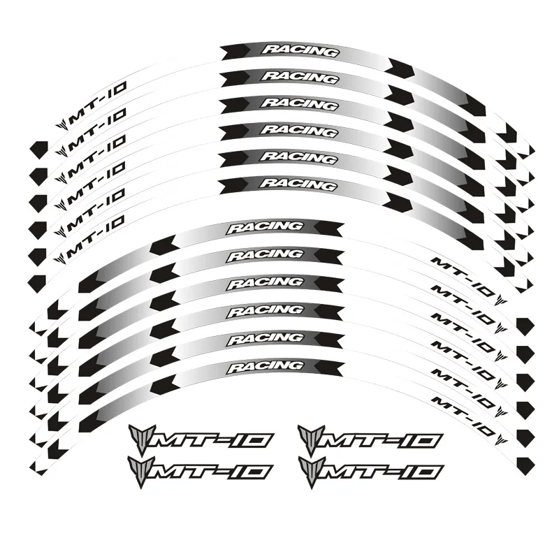 Горячая продажа Высокое качество 4 цвета наклейки на колеса мотоцикла обода