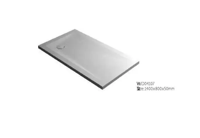 1000X1000X50mm твердая поверхностная Смола поднос для душа ультратонкий искусственный