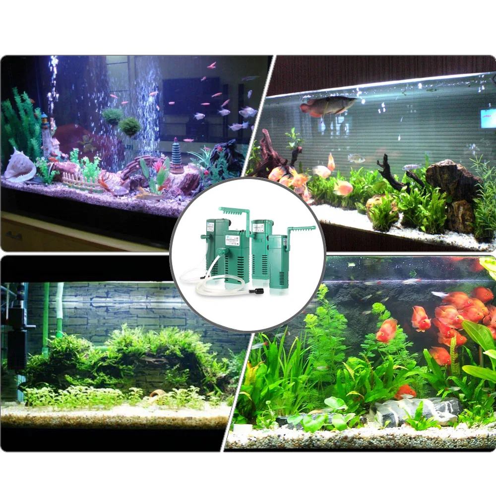 Портативный внутренний фильтр для аквариума 2 5/3/4 5/5 Вт многофункциональный