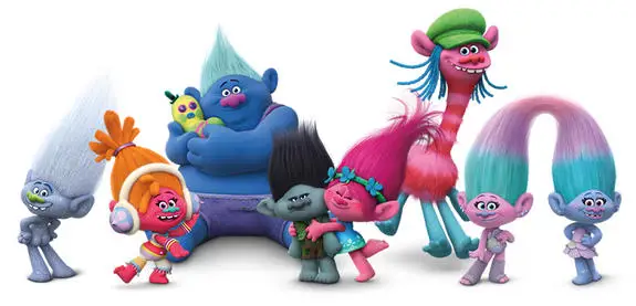 9 стилей, Тролли, Dreamworks, фильм, Тролли, фигурка, игрушки, маковая ветка, кавайные персонажи мультфильма тролли, куклы, игрушки для детей, подарки для детей