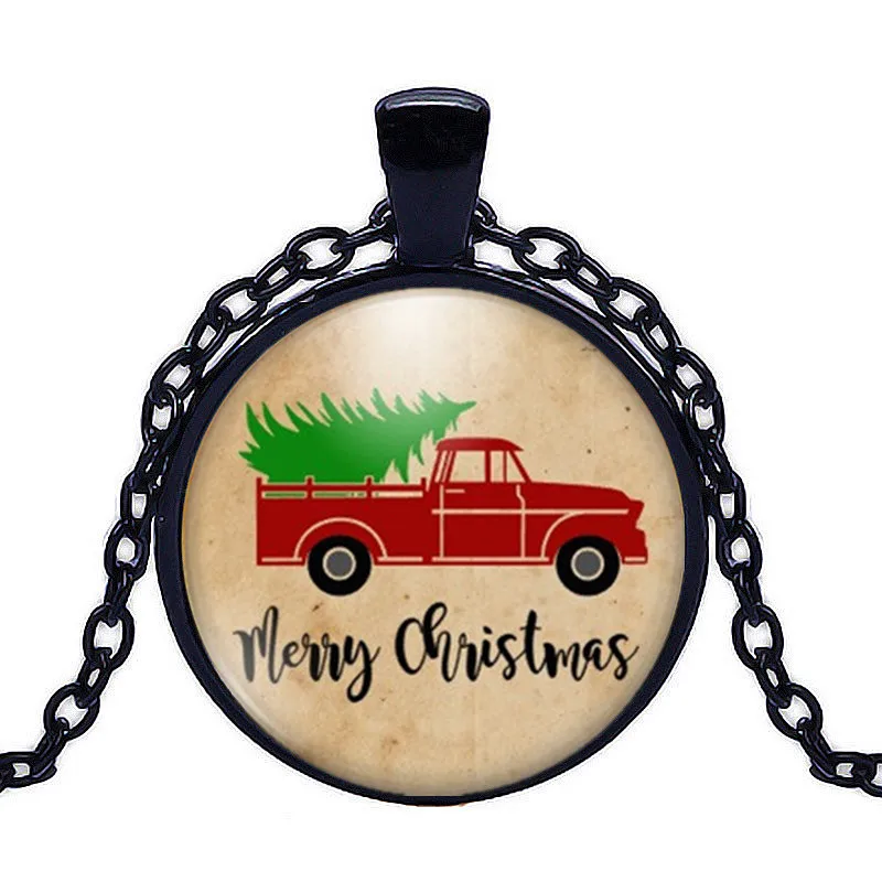 A39 Рождество Рождественские украшения колье белый слон подарок на грузовиков