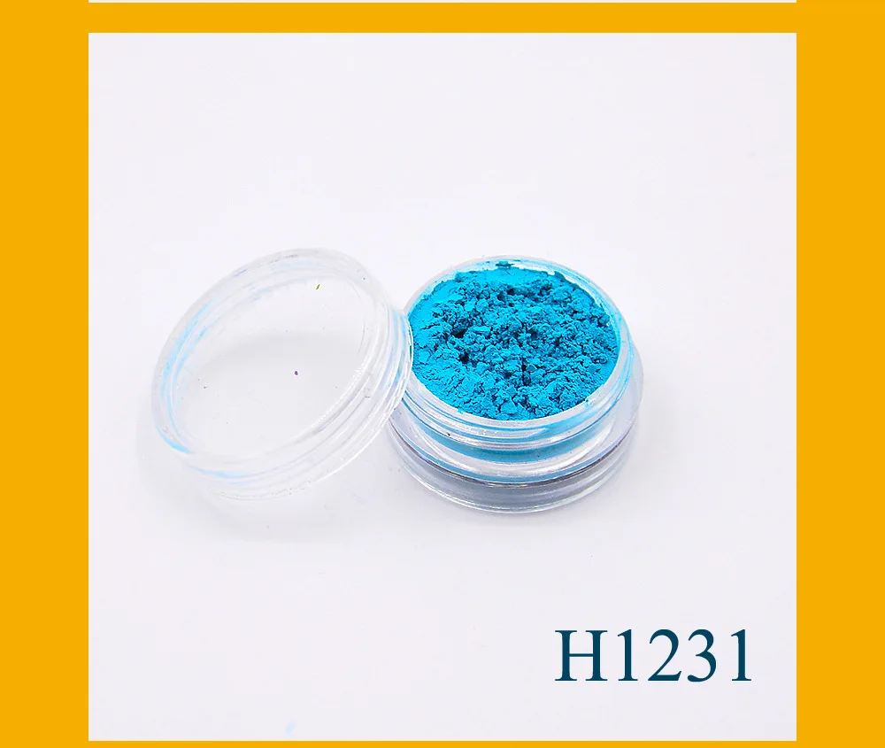 Изменение температуры 12 цветов Блестящий лак для ногтей гель для ногтей 3D украшения для ногтей Блестящий Порошок - Цвет: D