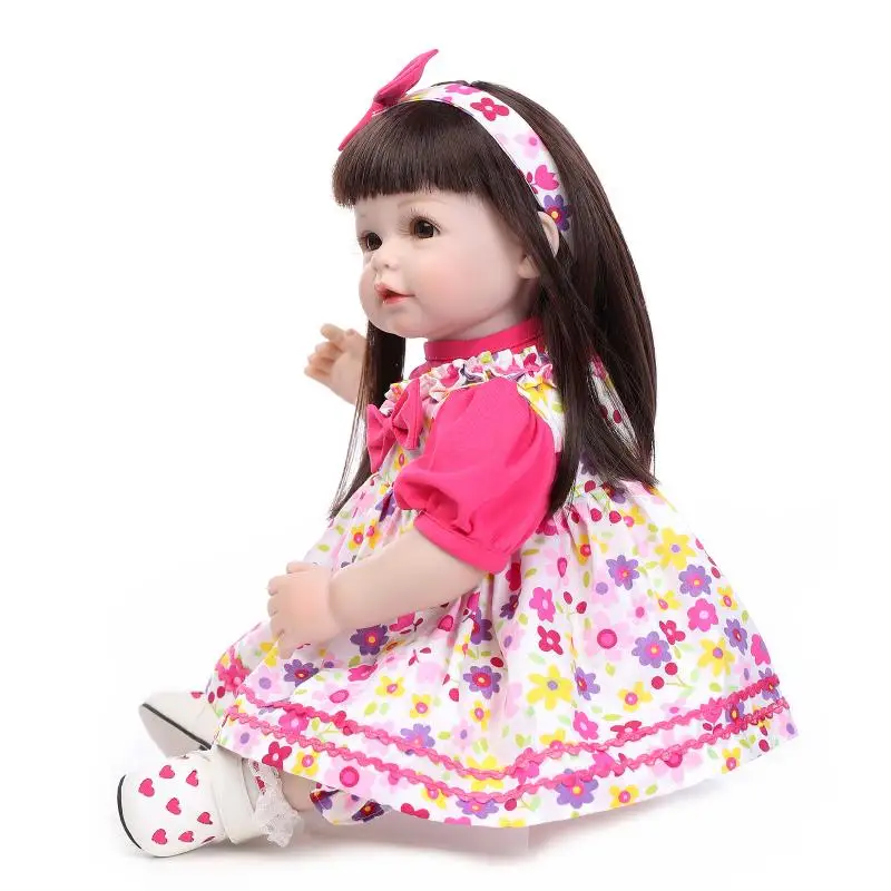 

Sweet princess girl doll reborn 20" soft baby dolls realistic reborn babies for child gift bebe alive reborn bonecas