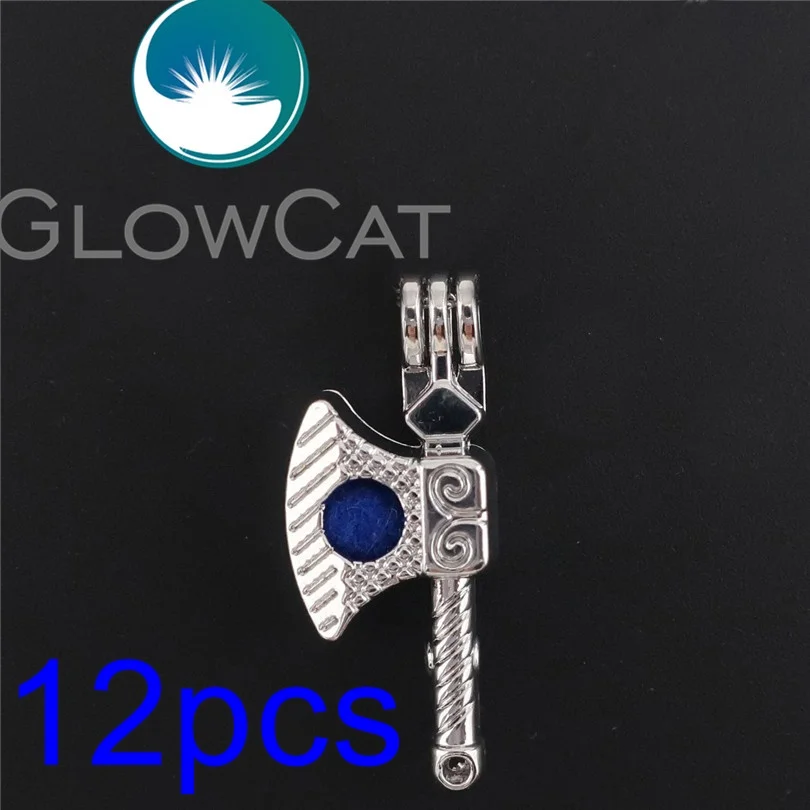 GLOWCAT 12x R K633 инструмент серебра топор Oyster жемчужина клетка ювелирных изделий бисер