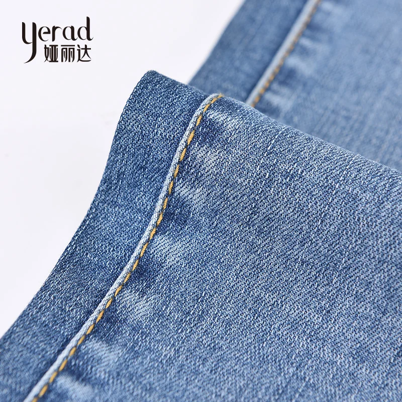YERAD Women Ankle Length Wide Leg Jeans Casual Loose Denim Pants Straight Trousers |