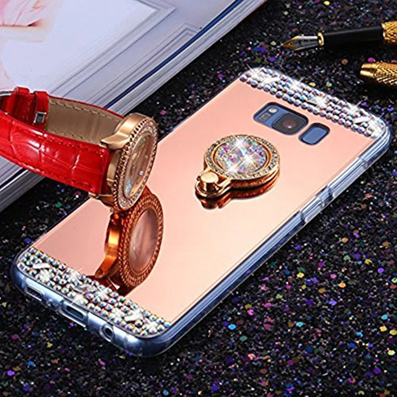 Чехол для телефона Samsung Galaxy S8 S9 S10E S10 A50 Note 8 J4 Plus J6 J7 Neo J5 J3 2016 A5 A7 2017 A6 A8 2018 зеркальный