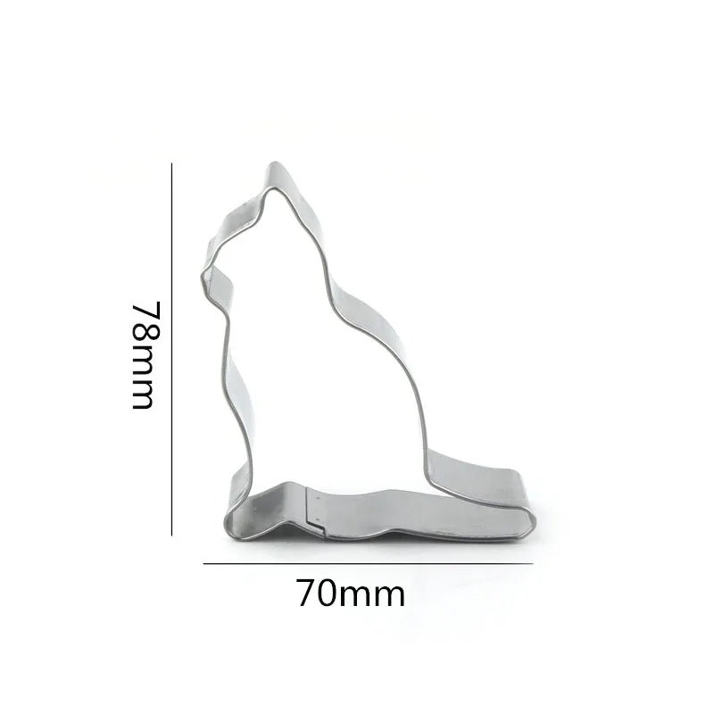 1 шт. новая мультяшная форма для печенья с котом из нержавеющей стали резак формы