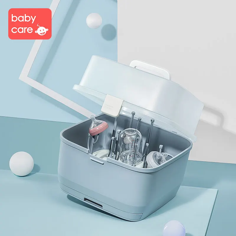 Коробка для хранения детских бутылочек babycare сушилка большая Пылезащитная