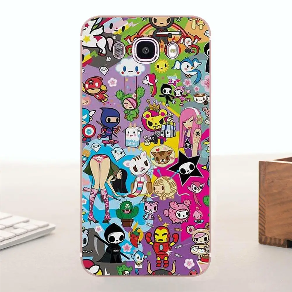 Bixedx японские мягкие чехлы Tokidoki для Samsung Galaxy Note 5 8 9 S3 S4 S5 S6 S7 S8 S9 S10 mini Edge Plus