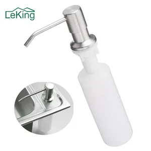 LeKing 300 мл кухонная раковина из нержавеющей стали Настольный дозатор мыла, встроенный дозатор мыла, насос с поворотом на 360 градусов