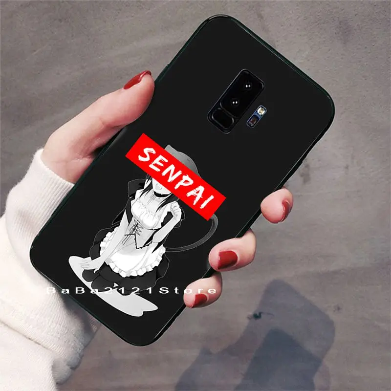 A12 Babaite Sugoi Senpai аниме Waifu фото на заказ мягкий чехол для телефона для GALAXY s5 s6 edge s7 edge s8 plus s9 plus s10 s10 plus - Цвет: A12