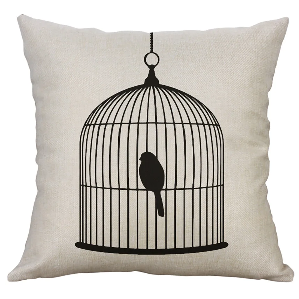 Высококачественная Подушка простые льняные оригинальные декоративные