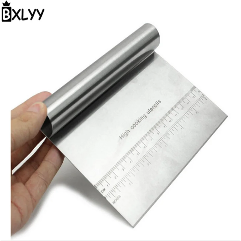 BXLYY, нож-скребок из нержавеющей стали, кухонный нож для выпечки, нож для резки, единорог, вечерние принадлежности, аксессуары для торта 7z