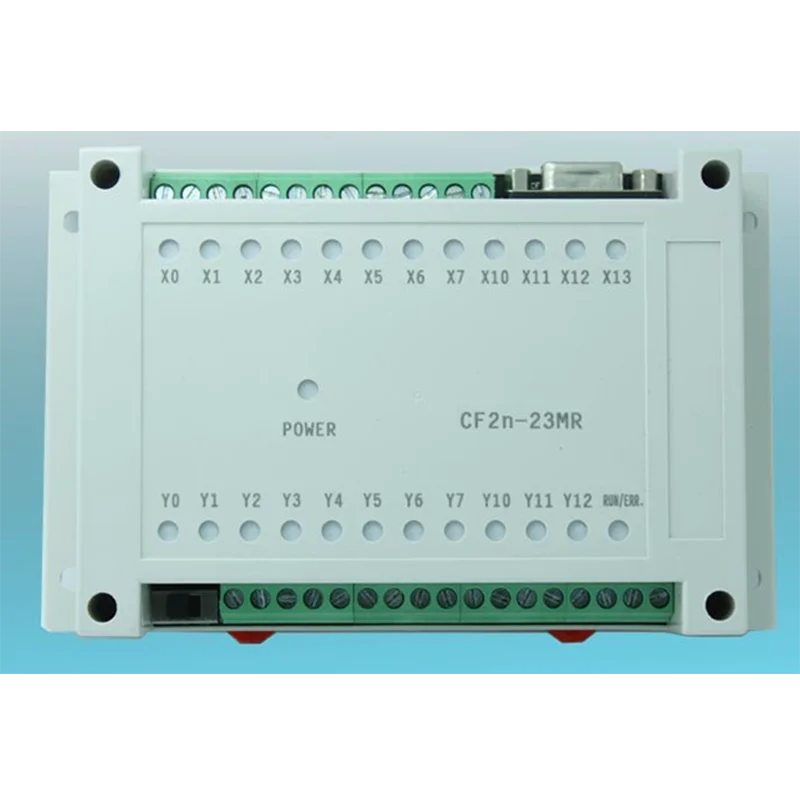 FX2N-23MR 4A 24V PLC industrial control board 12 way X isolation input port 11 way relay output