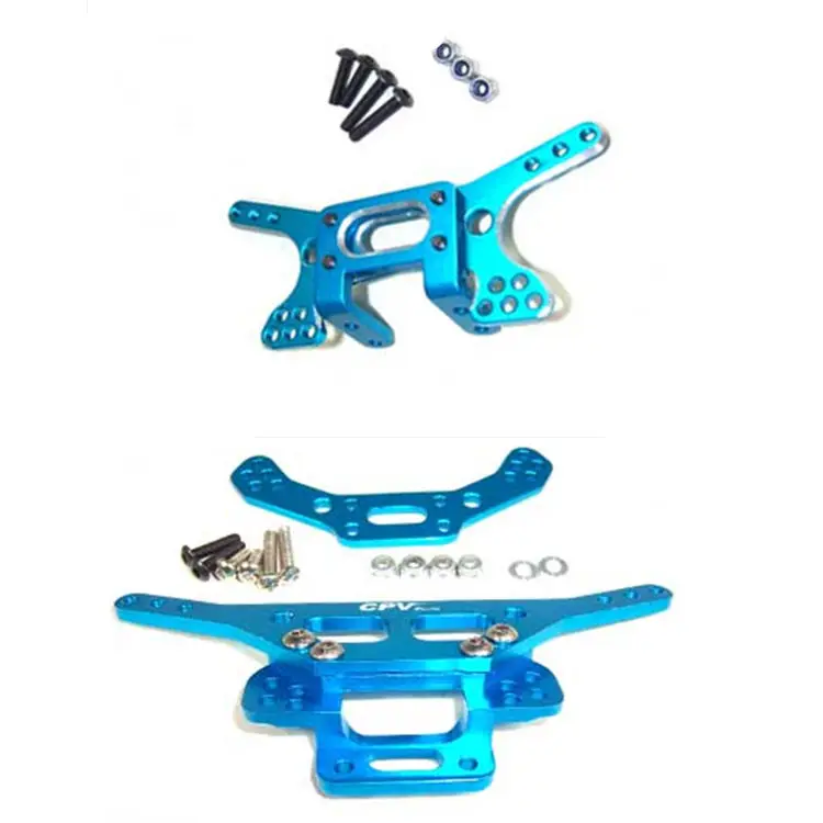 Front Rear Передний задний кронштейн для амортизатора для 1/10 Tamiya DF-03 DF03 RC автомобилей - Цвет: Front Rear