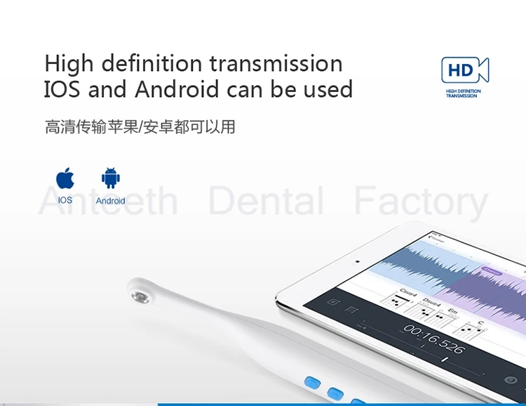 Free Shipping Wireless Dental Oral Intraoral Camera Phone connected 6 Led Light USB LEDS 5.0 mega Pixel | Красота и здоровье