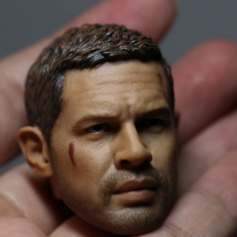 

1/6 Scale Action Figure accessory MAD MAX Sculpt Male Head Sculpted Tom Hardy for 12" Collectible Hottoys Doll Body TOYS Figure