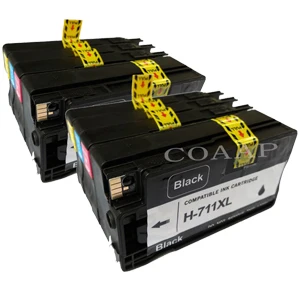 8pk -- 2BK 2C 2M 2Y Совместимый CZ133A CZ130A CZ131A CZ132A чернильные картриджи для hp 711 DesignJet T520 T120 принтеры для hp 711 711XL - Цвет: 8pk -- 2BK 2C 2M 2Y